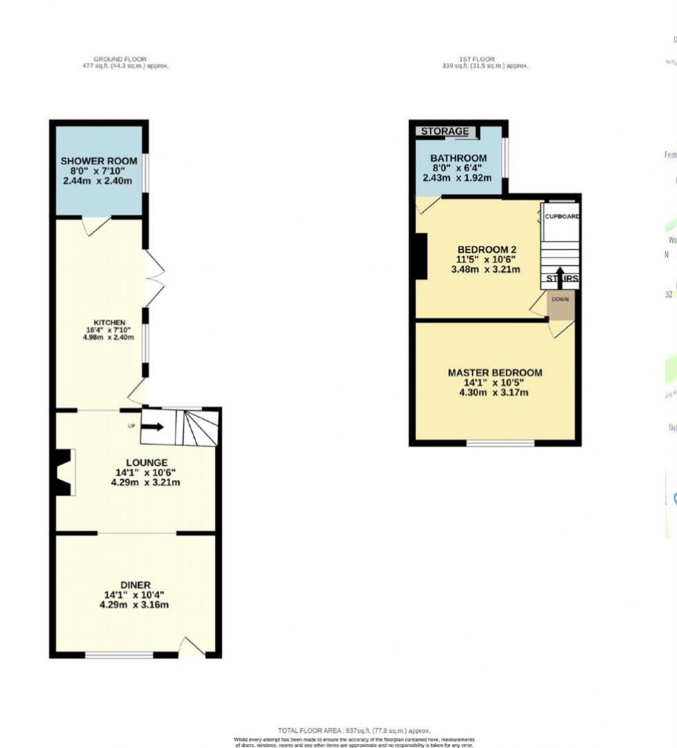 Floorplan for West Street, Croydon